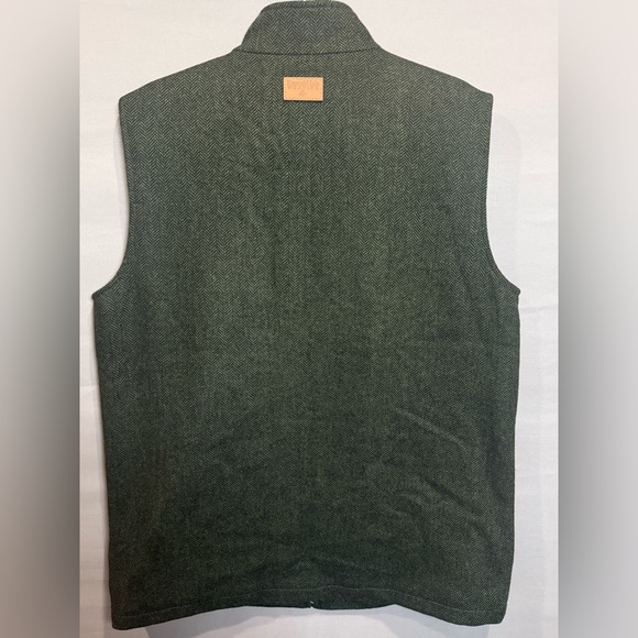 Emerald Isle Weaving Wool Blend Herringbone Vest – Size 44 (Handmade) - Picture 6 of 11